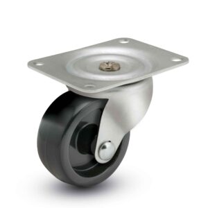 2" Polypropylene Wheel General-Duty Swivel Plate Caster
